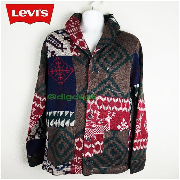 Levis Printed Sweater Knit Fleece 